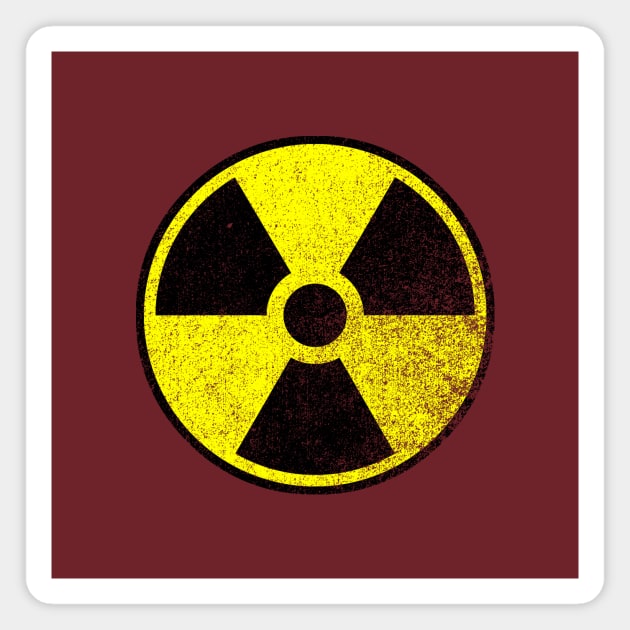 Radioactive (distressed) Magnet by GloopTrekker